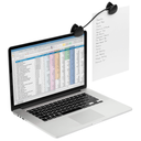 Kensington Document Holder for Typing for Laptops and Monitors, Flex Clip Copyholder, Typing Stand Document Holder, Office Paper Clip Holder, Compact Paper Holder Stand, Black 93/4" Wide K62081BF