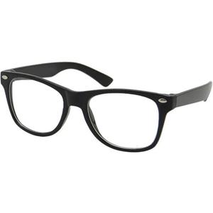 grinderPUNCH Kids Nerd Glasses Clear Lens Geek Fake for Costume Children's (Age 3-10) Black