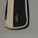 Aen Art Pencil Pouch, Big Capacity Waterproof Pencil Case, Sturdy Stationery Pen Bag for Students Teens Adults (Black)