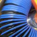 SheeChung 15 FT RV Sewer Hose Kit, Sewer Hose for RV Camper, Heavy-Duty Camper Waste Hose with Leak-Proof Swivel Fittings, 90 Clear Elbow, 2 Storage Caps, TPE Tech for Crush-Proof and UV-Resistant