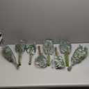 120 Pcs 4 Kinds Mixed Artificial Eucalyptus Leaves Stems Bulk Fake Silver Dollar Eucalyptus Bundle Faux Plants Greenery for DIY Bouquets Floral Arrangement Wedding Engagement Party Decor (Green)