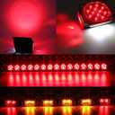 LIMICAR LED Boat Trailer Lights Kit, Submersible LED Trailer Light Kit for Utility Trailer w/25FT Wire Harness, Stop Turn Tail Brake License Plate Side Marker Lights, IP67 Waterproof for Boat RV Truck