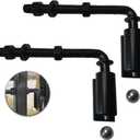 2 Pack J-Bolt Hinge for Doors Gates,Heavy-Duty Driveway Gates, Heavy-Duty Steel Welded Hinge for Welding on Larger Iron or Steel Gates (A-5/8)