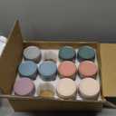 NETANY 10-pack 16oz Glass jars with Airtight Lids, Overnight Oats Containers with Lids, Wide mouth Mason Salad jars, Glass Food Storage Containers for Snacks Yogurt Spice Sugar