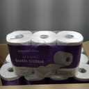 Amazon Basics Soft and Strong 2-Ply Toilet Paper, 6 Ultra Rolls = 24 Regular Rolls, Unscented, 340 Sheets per Roll, Septic Safe