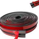 16.4Ft T Shape Sunroof Sealing Strip Windshield Rubber Seal Car Weather Stripping Trim for Car Front Rear Windshield, MoldingTailgate Adhesive Rubber Seal Strip (30mm)