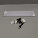 Under Cabinet Lighting 12 Inches Rechargeable Motion Sensor Light Indoor, 3 Color Dimmable Closet Light Battery Operated, USB Stick on LED Magnetic Under Counter Lights for Kitchen Stair, 3Packs