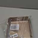 Siking 8'' x 3'' Deep Square Cake Pan Baking Mold Non-stick Coating Heavy Duty Brownie Bread Tray ( Champagne Gold ) (8 8 3 inch)