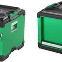 SK Modular Stackable Storage Tool Box, 20.5 Inch, 4-Drawer Steel Box & 1-Door Steel Box, Patent Auto-Lock Mechanism, Holds up to 60 Lbs