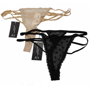 Jamie and Nayah Women pack of 2 thongs Small