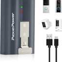 Pickle Power 6040mAh Rechargeable Battery Compatible with Ring Doorbell Camera 2/3/4/3plus, Stick-Up Cam (2nd & 3rd Gen) Battery,Spotlight Cam and Peephole Cam (1 x battery)