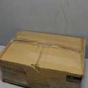 UIRWAY Upgraded Black 17-19 ft Trailerable Boat Cover, Thickened 1200D Heavy Duty Boat Mooring Cover with Waterproof PU Coating, Fits V-Hull, Tri-Hull, Runabout, Fish & Ski Boat, Quick-Release Buckles (17'-19'Long, Beam Width Up To 96")