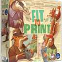AEG & Flatout Games | Fit to Print | Build your Newspaper! | From the Creators of Cascadia | Easy to Learn | Quick to Play | Ages 10+ | For 1-6 Players, Cream