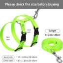 Outus 5 Pieces Adjustable Rabbit Harness and Leash Set Escape Proof Bunny Harness Vest for Pet Running Walk Jogging Bunny Cat Puppy Kitten Ferret and Other Small Pet(Fresh Color)