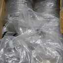 Zhehao 100 Set 12 oz Christmas Plastic Cups with Lids and Straws Holiday Plastic Disposable Coffee Cups with Lids Straws for Xmas Holiday Party Supplies