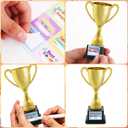 2 x Ceiba Tree 12 Pcs Mini Trophies End of School Year Awards for Students Preschool Kindergarten Graduation 5.5 Inch Plastic with 40Pcs Certificates Stickers Rewards Prizes Teacher Supplies