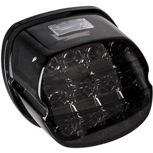 NTHREEAUTO Smoked LED Rear Tail Light Motorcycle Taillights Brake Driving Compatible with Harley Dyna Road King Electra Glide Street Bob Touring