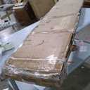 SMARTSTANDARD Bifold Door, for 60"x 80" Opening,Tempered Frosted Glass Closet Folding Barn Door with Hardware Kit, Water-Proof PVC Surface,Easy Install,White