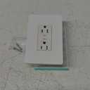 Kasa Smart Plug KP200, In-Wall Smart Home Wi-Fi Outlet Works with Alexa, Google Home & IFTTT, No Hub Required, Remote Control, ETL Certified , White, 1 Pack