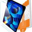 EZ-GLAZ-2 Pack for iPad Air 5th 4th Generation 10.9 inch & iPad Pro 11 inch (4th 3rd 2nd 1st Gen) Screen Protector, 9H+ Hardness 12FT Military Grade Shatterproof Long Durable Tempered Glass Film with Flawless Fit Box,Scratch Resistant (HD Clear)