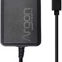 Argon Micro USB Cable Power Supply 5.25 Volts 3 Amps for Raspberry Pi 3 and Zero Boards | UL Listed | 3.3 Feet Long Cable with Micro USB Connector | Micro USB Cable and Wall Charger