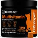 Dog Multivitamin Chews – Daily Dog Vitamins with 19+ Nutrients, Probiotics, Glucosamine & Omega Fish Oils – Supports Energy, Immune Health & Pet Wellness – Chicken Flavor, 120 Soft Chews