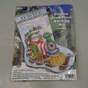 Santa's Train Counted Cross Stitch Stocking Kit