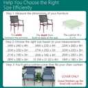 FLYMEI Patio Cushion Covers 24x22x4 Waterproof Outdoor Cushion Cover Replacement 2Packs Outdoor Seat Cushion Slipcover for Rattan Chair Sofa, Grey