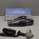 Handheld Vacuum Cordless, 15000PA Strong Suction Hand Held Car Vacuum Cleaner Rechargeable, Portable Hand Vacuum with Multi-Nozzles & Washable Filter for Home Office, Car, Pets (Gray & Deep Blue)