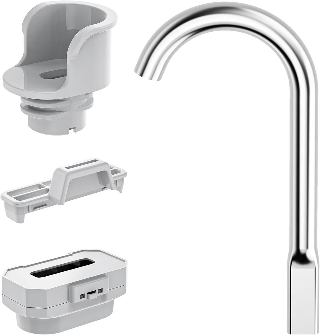 Cat Water Fountain Replacement Kit - Spout, Spout Holder & Filter Box Included