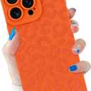 tharlet Compatible with iPhone 15 Pro Max Leopard Case | Shockproof Soft TPU Military Grade Drop Protection Cheetah Print Women Girls Case for iPhone 15 Pro Max 6.7'' Orange Leopard