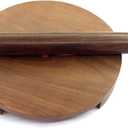 Wooden Rolling Pin Rolling Board Roti Maker Wooden Chakla Belan Handmade Kitchen Item Rolling Pin Board Roti Maker Phulka Maker Rolling Round Chapati Maker For Home And Kitchen