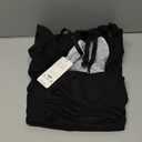 Womens Tennis Dress, 2-in-1 Athletic Dresses with Built-in Bra & Shorts Pockets, Summer Dress Golf Workout Casual Dress with Adjustable Strap A-Black M