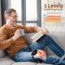 Nekteck Knee Massager, Cordless Knee Massage for Pain Relief with 3 Heating Levels & Vibration Modes, Smart Knee Massage with Heat, Gentle Lights, FSA Eligible Ideal Gifts for Men Women Him Her