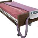 Drive Medical 14027 Med-Aire Low Air Loss Mattress Replacement System with Alternating Pressure, Dark Purple