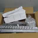 Shower Caddy Hanging (Silver), Adjustable Anti-Swing-Over The Shower Head Caddy, 4 Tier Height Bathroom Storage Organizer Bathroom Shelves Basket Rack Shower Caddies (4Tier)