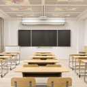 Fluorescent Light Covers for Ceiling Lights Inspirational Quotes Magnetic Light Filters 1 Pack 4x2 ft Heart Shape Wood Grain Ceiling Light Cover for Classroom Office School Home Drop Lamp Decor