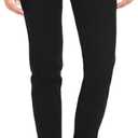 SLIM-SATION Women's Regular Pull-On Straight-Leg Pant With Pockets (4, Black)