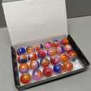 JOYIN Easter Slime Party Favors, 24 Pack Galaxy Slime Ball - Stretchy, Non-Sticky, Mess-Free, Stress Relief, and Safe - Toys for Girls and Boys - Classroom Reward, Party Supplies, Valentines