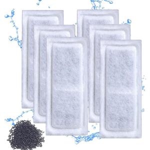 12 Pack of Aquarium Filters for Fish Tank Compatible with Marina Slim S10&S15&20 Replacement Filter Cartridge Activated Carbon bio-Zeolite Fish Tank Cotton Cartridge
