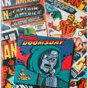 100ct Silver-Age Comic-Book-Bags and Boards - Reusable Comic Book Boards and Bags for Comic Book Storage, 1 1/2" Flap Comic Bags and Backing Boards, Clear Protector and Protection Board Cardboards