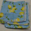 Walrus Heavy Duty Vinyl Tablecloth with Flannel Backing Waterproof Oil-Proof Plastic Table Cloth Stain-Resistant Wipeable Rectangle or Square Table Cover for Indoor and Outdoor (Lemon, 54x54 Inch)