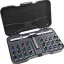 24 in 1 Magnetic Ratchet Screwdriver Set, DIY Magnetic Screwdriver Set with Detachable Handle&Multi-Bit, Portable Screwdriver Kit Precision Repair Tool for Furniture, Computer, Bicycle, Electronics