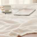 Bedsure Fleece Blankets King Size Cream - Bed Blanket Soft Lightweight Plush Cozy Fuzzy Luxury Microfiber, 108x90 inches