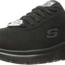 Sketchers, Work Footwear,Wide Fit, Black,Size 11