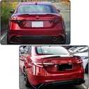 Rear Trunk Spoiler for Alfa Romeo Giulia Sedan 2015-2024 Car Rear Boot Lid Highkick Spoiler Wing Lip Carbon Look