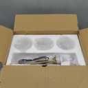 Modern Gold Pendant Light 3 Pack Brushed Brass Mid Century Chandelier White Cylinder Glass Shades Adjustable Rods Farmhouse Ceiling Hanging Lighting Fixture Kitchen Island Dining Room Bedroom