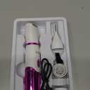 LQT Electric Bikini Trimmer for Women,Led Power Display Removal for Body Nose Hair Trimmer Face Shavers Eyebrow Legs Armpit Bikini Area Pubic Underarms Rechargeable Portable 4 in 1 Womens Razors Set