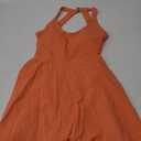Womens Tennis Dress with Built in Shorts and Bra Workout Dress Golf Athletic Dress for Women (X-Small, Orange)