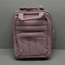 BAGSMART Underseat Carry on Luggage with Wheels, 16-inch Under Seat Luggage, Lightweight Travel Luggage Travel Suitcase for Women, Personal Item Bag, Blush Pink 